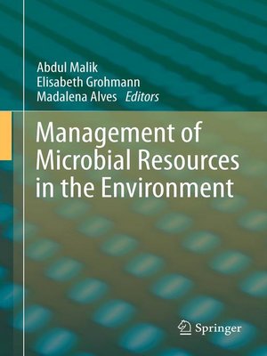 cover image of Management of Microbial Resources in the Environment